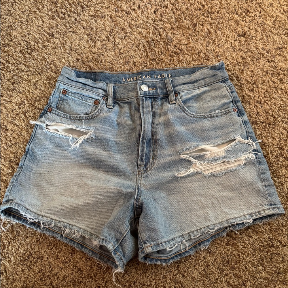 American Eagle Outfitters strigid Jean Shorts